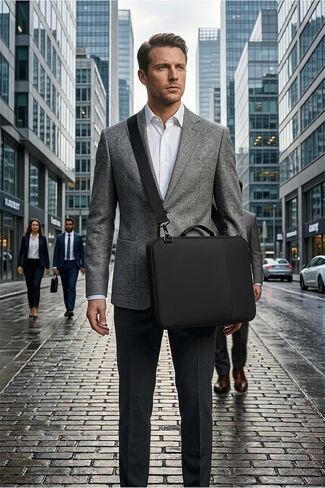 SODEF Multi-Purpose Tablet Sleeve Bag for 8.7-12.9 Inch Tablets | Hand/Shoulder Carry Organizer | Black | Padded Compartment - Black in Kuwait