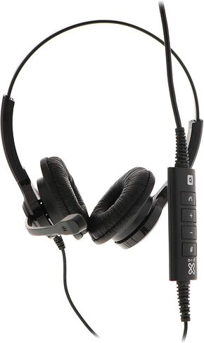 سماعة الرأس Klip xtreme VoxPro-S على الأذن للأعمال، موصل USB، ستيريو، إلغاء الضوضاء، ميكروفون مدمج Boom-3FT in Kuwait