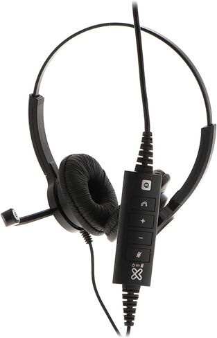 سماعة الرأس Klip xtreme VoxPro-S على الأذن للأعمال، موصل USB، ستيريو، إلغاء الضوضاء، ميكروفون مدمج Boom-3FT in Kuwait