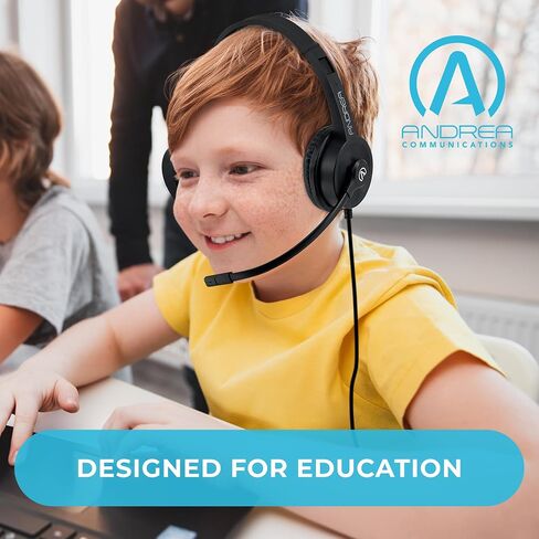 Andrea Communications AC-155 USB On-Ear Stereo USB Headset (10 Pack) in Kuwait