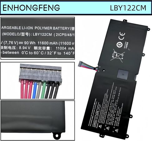 LBY122CM استبدال بطارية الكمبيوتر المحمول الجديدة لـ LG Gram 16Z90R 17Z90Q EAC64798311 in Kuwait