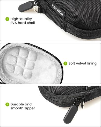 Hard Travel Mouse Case Compatible with Logitech MX Anywhere 3S Compact Wireless Mouse, Anywhere 2S Bluetooth Edition Compact Computer Mouse Carrying Bag – with Clip and Lanyard in Kuwait