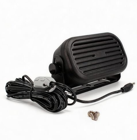 SP 35L 3.5mm Mini External Speaker for Mobile Radio Car Truck Vehicle Speaker with 11.48ft Cable,Compatible with CB Ham Radio,Scanners,Transceivers and IC-2730 ID-5100 ID-4100 IC-710 in Kuwait