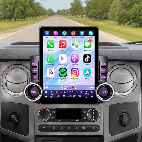 2+32G Android 15 Double Din Car Stereo Radio for Ford F250 F350 2006-2014 in Saudi Arabia