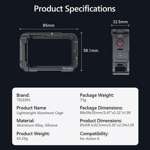 طقم فلتر CPL ND لـ DJI Osmo Action 6، 4 عبوات CPL ND8 ND16 ND32 in Kuwait