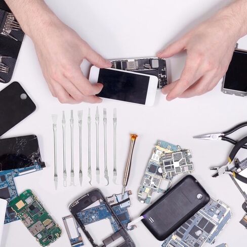 Mobile Phone CPU Scraper Repair Tool Kit, Stainless Steel Silver in Saudi Arabia