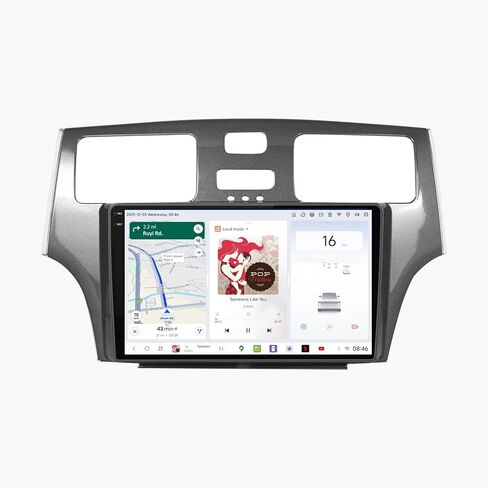 DUDUAUTO DUDU3 Car Radio for Lexus ES250 ES300 ES330 2001-2006 Stereo Update 8-Core 4GB+64GB 9" Carplay & Android Auto Head Unit w/DIY Wallpaper Custom Layout Touch Screen for Navigation,Music,Radio in Saudi Arabia