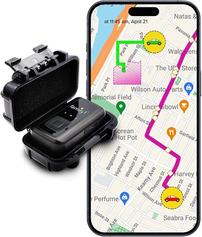 Family1st GPS Tracker for Vehicles & Cars, 30 Day Battery, Magnetic Case in Kuwait