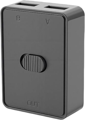 USB 2.0 Switch Selector 2 in 1 Out Switcher Computers Share 1 Printer Plug and Play with Single Click Switching for and OS X in Saudi Arabia