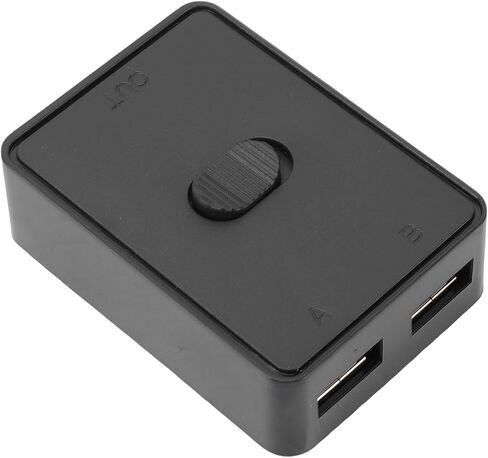 USB 2.0 Switch Selector 2 in 1 Out Switcher Computers Share 1 Printer Plug and Play with Single Click Switching for and OS X in Saudi Arabia