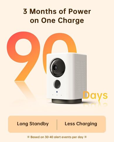 SEHMUA Indoor Camera Wireless, Portable Battery Pet Camera, Dual Band WiFi in Saudi Arabia