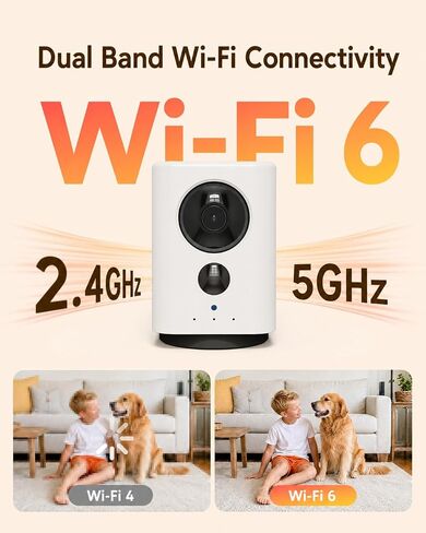 SEHMUA Indoor Camera Wireless, Portable Battery Pet Camera, Dual Band WiFi in Saudi Arabia