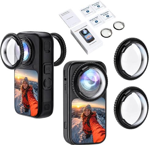2-Pack PC Lens Guards for Insta360 X6, Twist-Lock in Saudi Arabia