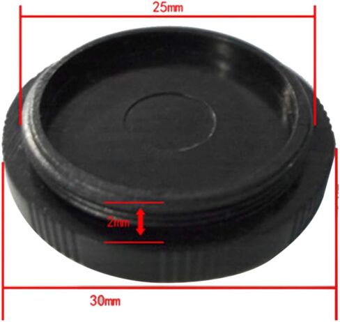 5 Pcs C Mount Body Cap, Abs Protective Cover for C/Mount Camera Sensor and Lens Thread, Replacement Thread Protector for CCTV Machine Vision Cameras in Saudi Arabia