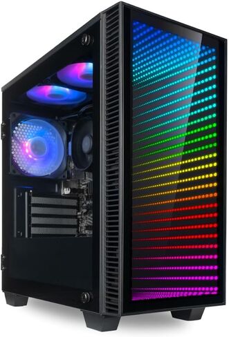 Continuum Micro Student Desktop (AMD Ryzen 7 5700G with AMD Radeon Graphics, 32GB RAM, 1TB Gen4 NVMe SSD) Budget PC Computer w/Windows 11 Pro, 3-Year Warranty, RGB Keyboard+Mouse, Internal Wi-Fi in Kuwait