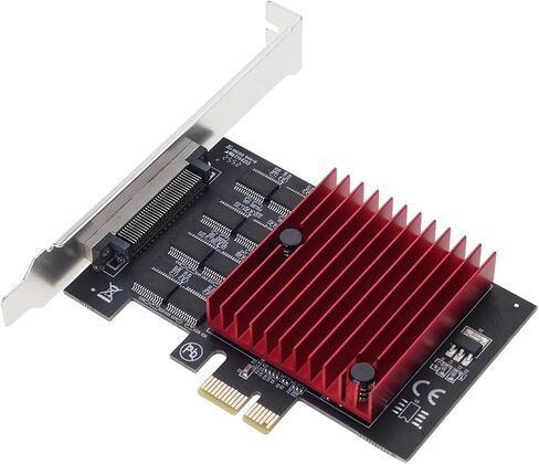 PCIE to 8 Port RS232 Port Card Communication Main Board to Expansion Card WCH384 Low Profile Bracket Accessories Adapter in Kuwait