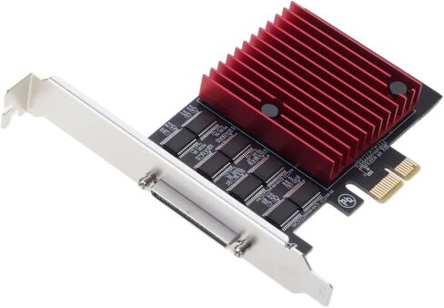PCIE to 8 Port RS232 Port Card Communication Main Board to Expansion Card WCH384 Low Profile Bracket Accessories Adapter in Kuwait