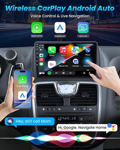 [4Core+64GB] Car Radio for Dodge Grand Caravan 2011-2020-9" HD Touch Screen with Wireless CarPlay/Android Auto BT5.0 GPS SWC WiFi in Saudi Arabia