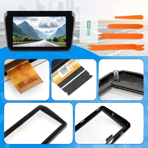 7 Inches for Mazda 3 2017 2018 Screen Replacement Display Glass for Mazda 3 Sport 2017 2018 Radio Car Touch Screen Digitizer Navigation Replace Number B61A611J0, B61A611J0A with Repair Tools in Saudi Arabia