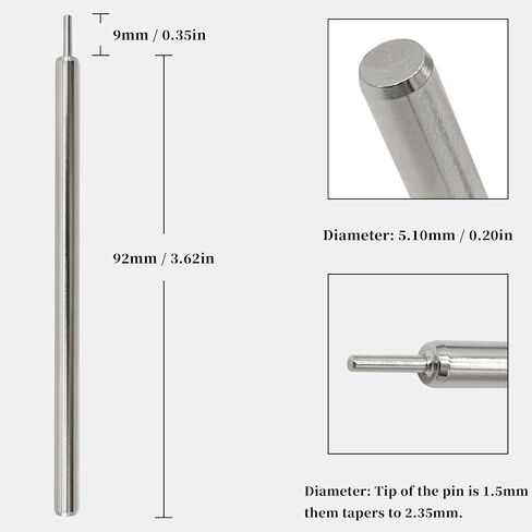 Hardened Steel Decapping Pins Upgrade for Lee 90783/90292 Universal Decapping Die (4 Pack) in Kuwait