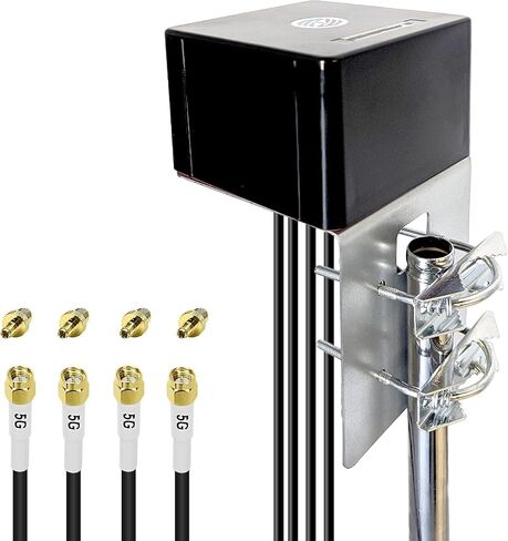 Maswell 4X4 MIMO Antenna 5G, Up to 6dBi, 700-10000MHz Omni External Antenna for 4G LTE 5G Routers in Kuwait
