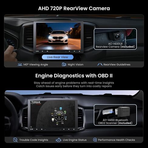 ATOTO A5L 10.1" Android Single/Double Din Car Stereo, CarPlay&Android Auto in Saudi Arabia