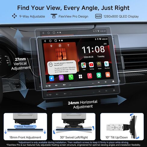 ATOTO A5L 10.1" Android Single/Double Din Car Stereo, CarPlay&Android Auto in Saudi Arabia