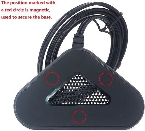 2.4GHz 5.8GHz Dual Band 8 dBi WiFi Antenna, RP-SMA Magnetic Base with 4ft Extension Cable, Compatible with Wireless Security Cameras in Kuwait