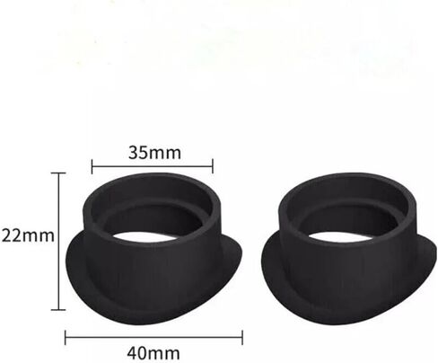2PCS 35mm Stereo Microscope Eyepiece Cover Eyecups Eye Care Soft Rubber Eye Shield Microscope Eye Guards in Kuwait