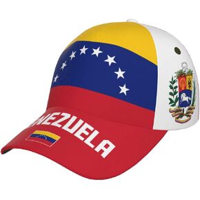 DABOYOZHZH Venezuela Venezuelians Flag Baseball Cap 3D Full Print Adult Unisex Adjustable Hat Soccer Patriotic Caps