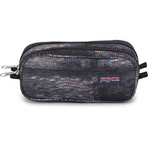 JanSport Large Accessory Pouch - Secure Storage Space for Pens, Power Cords, Pencil Case, Ideal For Everyday need, 1.3L, Navy