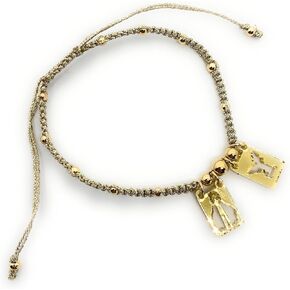 Catholic Scapular Miraculous Mother and St Miguel Archangel Bracelet