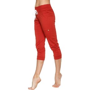 4-rth Womens Cuffed Jogger Yoga Lounge Sweat Pant in Modal French Terry Made in America USA Stretch European Style Fit