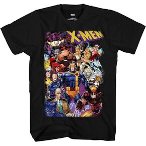 Marvel X-Men All in Team 90's Jim Lee Mens Adult T-Shirt