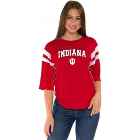 Flying Colors Apparel Women's NCAA Collection | The Abigail - Scoop-Neck 3/4 Sleeve Top