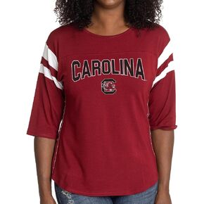 Flying Colors Apparel Women's NCAA Collection | The Abigail - Scoop-Neck 3/4 Sleeve Top in Kuwait
