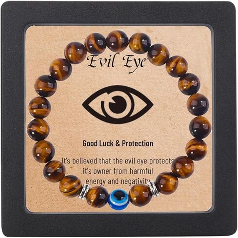 Evil Eye Bracelets for Men Evil Eye Jewelry Bead Bracelet Protection Good Luck Amulet For Boy in Saudi Arabia