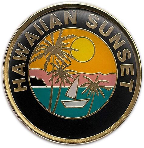 قبعة تذكارية من مجموعة Hawaiian Sunset، مقاس 1 بوصة in Saudi Arabia