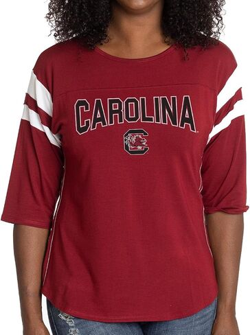 Flying Colors Apparel Women's NCAA Collection | The Abigail - Scoop-Neck 3/4 Sleeve Top in Kuwait