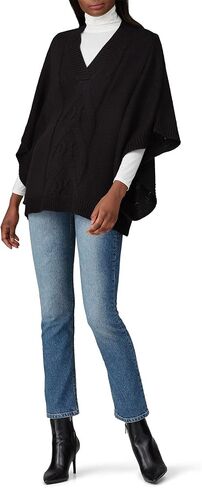 KF/KaufmanFranco Collective Women's Black Slouchy Cable Knit Sweater in Kuwait
