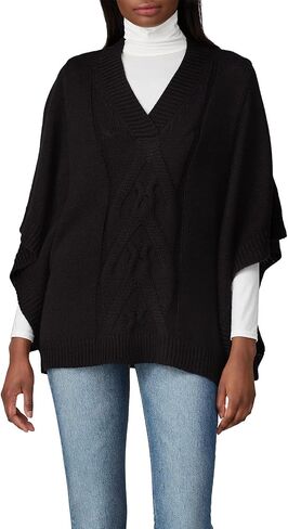 KF/KaufmanFranco Collective Women's Black Slouchy Cable Knit Sweater in Kuwait