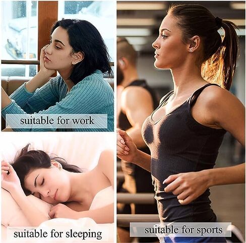 FUNRUN JEWELRY 21 Pairs Small Stainless Steel Stud Earrings for Women Hypoallergenic Silver Stud Earrings 20G Flat Back Earrings Hoop Earrings Cartilage Helix Earrings Piercing Jewelry, Metal, No in Kuwait