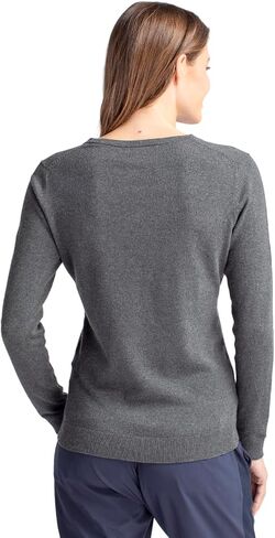 Cutter & Buck Women's Soft Cotton Blend Lakemont Long Sleeve V-Neck Sweater in Saudi Arabia