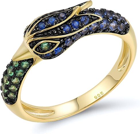 Santuzza 925 Sterling Silver Gemstone Animal Ring for Women in Saudi Arabia
