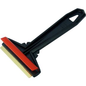 Ice Scraper for Car Ice Scraper Brass Blade Ice Scrapers for Car Windshield Frost Wipe Scraper Snow Scraper for Car Original Murska from Europe Winter Goods (L&P A054 Black Red)