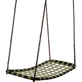 Gorilla Playsets 04-0030-BK/G/BK Chill 'N Swing with Nylon Rope, Nylon, Multi-Child Swing - Green & Black