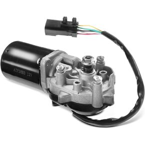 A-Premium Front Windshield Wiper Motor Compatible with Jeep Vehicles - TJ 2003-2006, Wrangler 2003-2006, Sport Utility, 5-Pin - Replace# 55156374AC