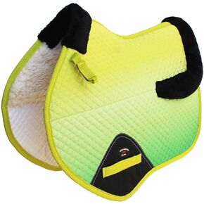 English Contoured Quilted All-Purpose Close Contact Trail Saddle Pad Ombre 72170-175Ombre