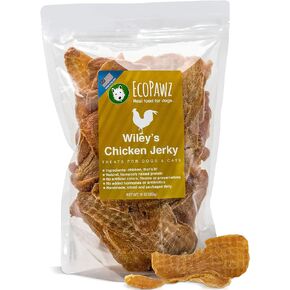 Wiley's Chicken Jerky Pet Treats | Grain Free Dog Jerky Treats Made in USA | All Natural Pet Treats for Dogs | Chicken Dog Treats (Chicken, 16 oz. Bag)