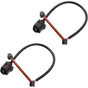 A-Premium Disc Brake Pad Wear Sensors Compatible with Porsche Cayenne 2011-2018 Panamera 2010-2016 Front Driver and Passenger Side 2-PC Set
